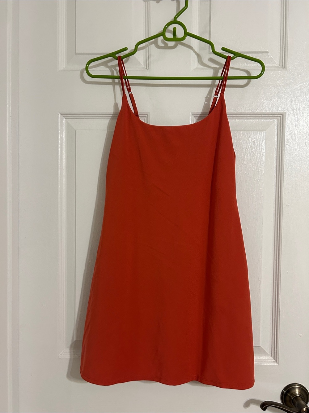 Abercrombie & Fitch Red Double-Strap Mini Dress